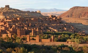 The famous Ait Ben Haddou. Trek In Morocco.
