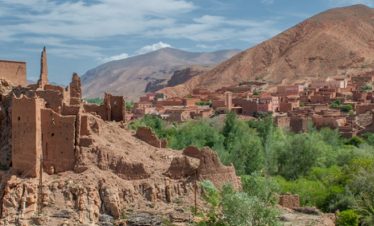 Beautiful Moroccan Kasbah. Trekking in the High Atlas with Trek In Morocco.