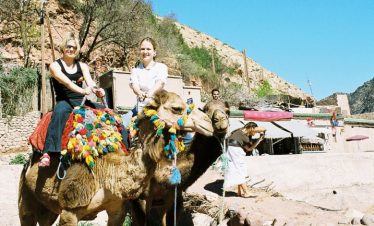 Trekking in Morocco with Camels.
