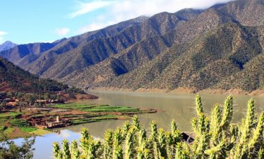 Trek In Morocco Ouirgane Lake. Hiking in Morocco.
