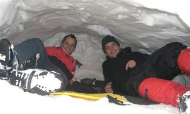 Trekking in the Atlas Mountains in the snow with Trek In Morocco